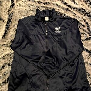 USA Olympic Black Zip Up Fleece